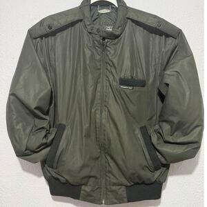 Vintage Members Only Jacket Mens 40L Classic Iconic Racer Black 80s 90s Bomber